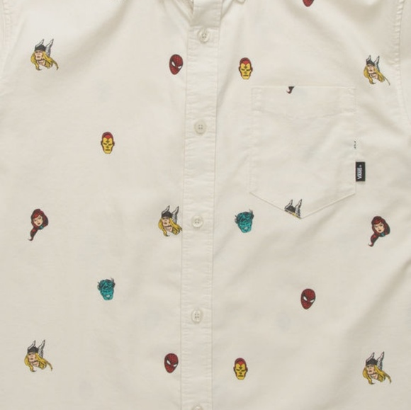 vans marvel button up